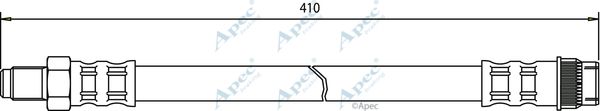 APEC BRAKING Тормозной шланг HOS3459